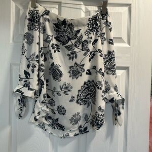 Off Shoulder Floral Top